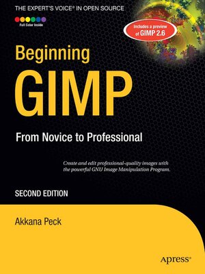 cover image of Beginning GIMP